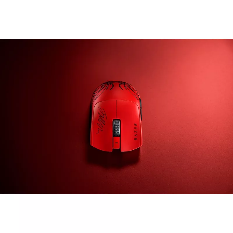 Razer Viper V3 Pro Faker Edition pelė žaidimams, dešinei rankai, RF belaidė + USB Type-C, optinė 35000 DPI