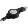 USB laidas ShiverPeaks BS14-18001 1 m USB A – Micro-USB B juodas