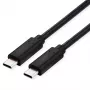 ROLINE USB4 Gen3x2 laidas, CC, ST/ST, 40Gbit/s, 240W, juodas, 0,5 m (11.02.9100)