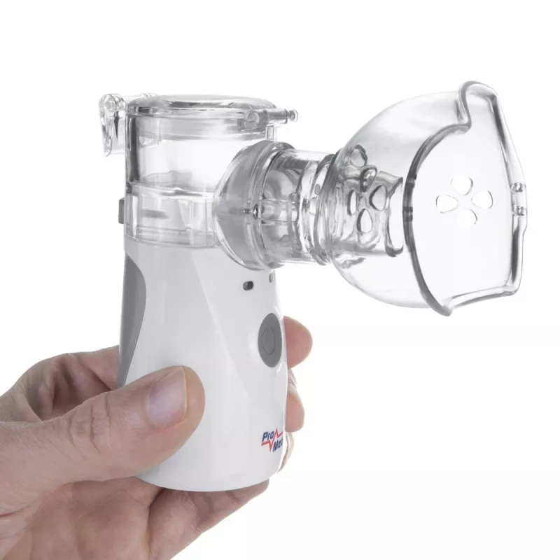 Nešiojamas tinklelinis inhaliatorius ProMedix PR-835 USB purkštuvas su baterija