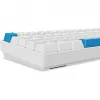 Sharkoon SGK50 S4 klaviatūra, laidas USB, QWERTZ vokiškas, balta, 60% RGB LED