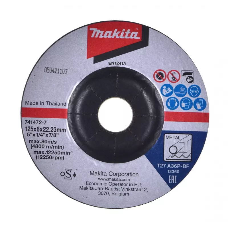 Kampinis šlifuoklis Makita 9558HNR, 125 mm