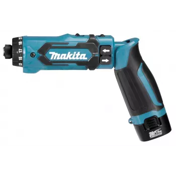 Atsuktuvas / Smūginis suktuvas Makita DF012DSE 650/200, juodas, mėlynas