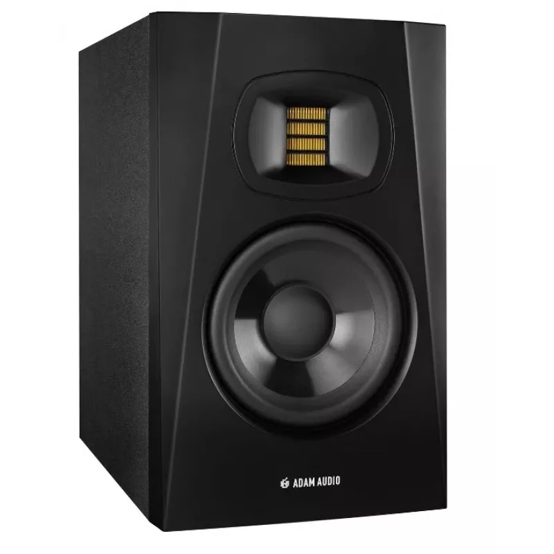 Studijiniai monitoriai ADAM AUDIO T5V, 5 col. žemųjų dažnių garsiakalbis, 1,9 col. aukštųjų dažnių garsiakalbis, 45–25 000 Hz, 106 dB, juodi