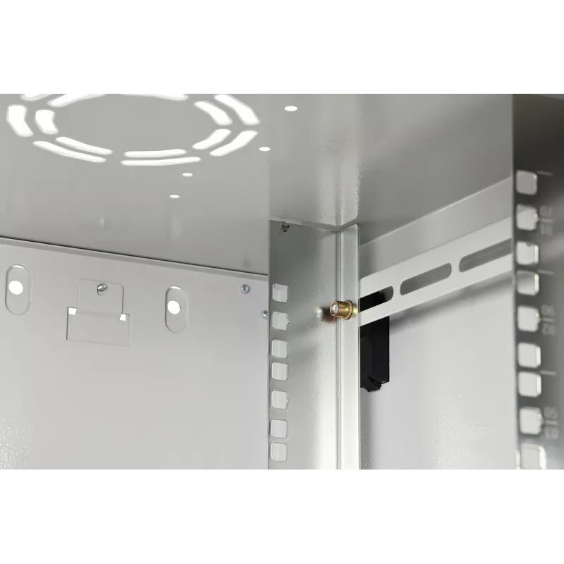 Sieninis 19 colių stovo spintas DIGITUS Dynamic‑N DN-37100, 7U, 600x450 mm (PxG), IP20, šviesiai pilka, neišmontuota