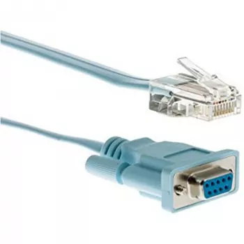 CISCO CAB-CONSOLE-RJ45= Cisco konsolės kabelis 6 pėdų su RJ45 ir DB9F