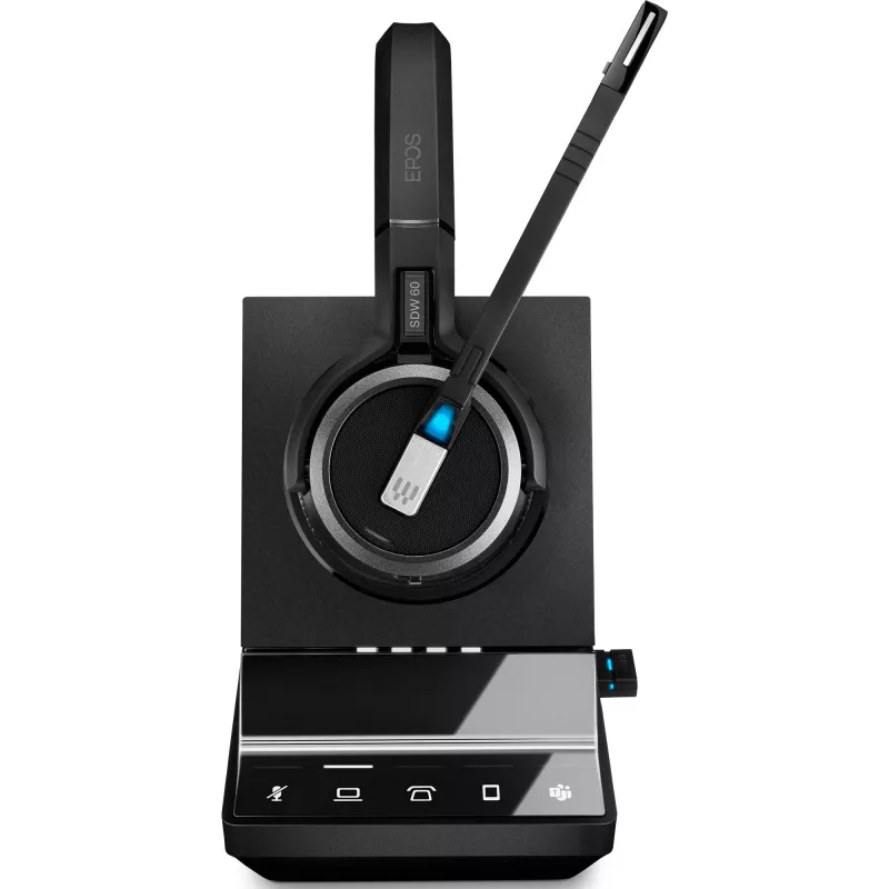 EPOS IMPACT SDW 5066T – belaidė ausinių sistema su DECT, ant ausies, juoda, sertifikuota Microsoft Teams