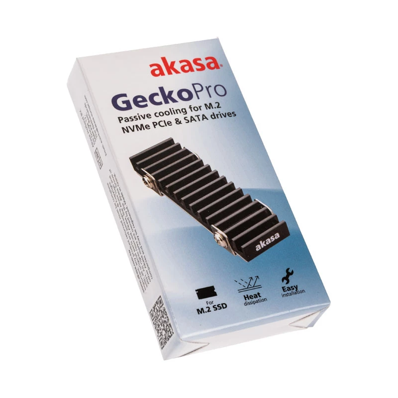 Radiatorius M.2 SSD Akasa Gecko Pro A-M2HS02-BK juodas