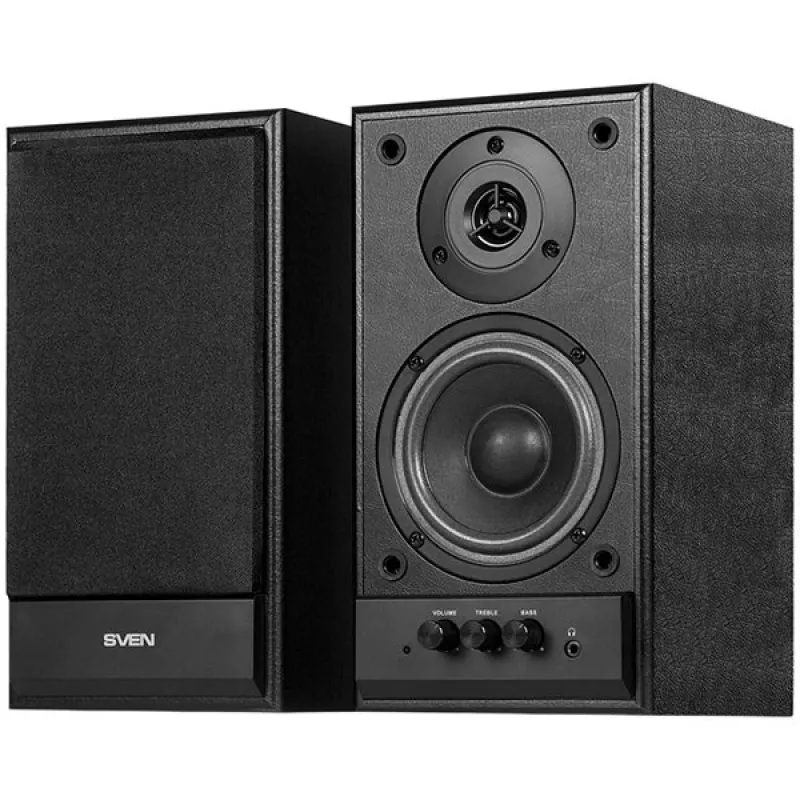 Multimedijos garsiakalbis SVEN SPS-702 (stereo, 40 W, 40 Hz–22 kHz, juoda oda)