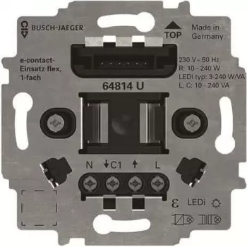 Busch-Jaeger E-Contact-Insert 1-jungties 64814 U (2CKA006800A3047)