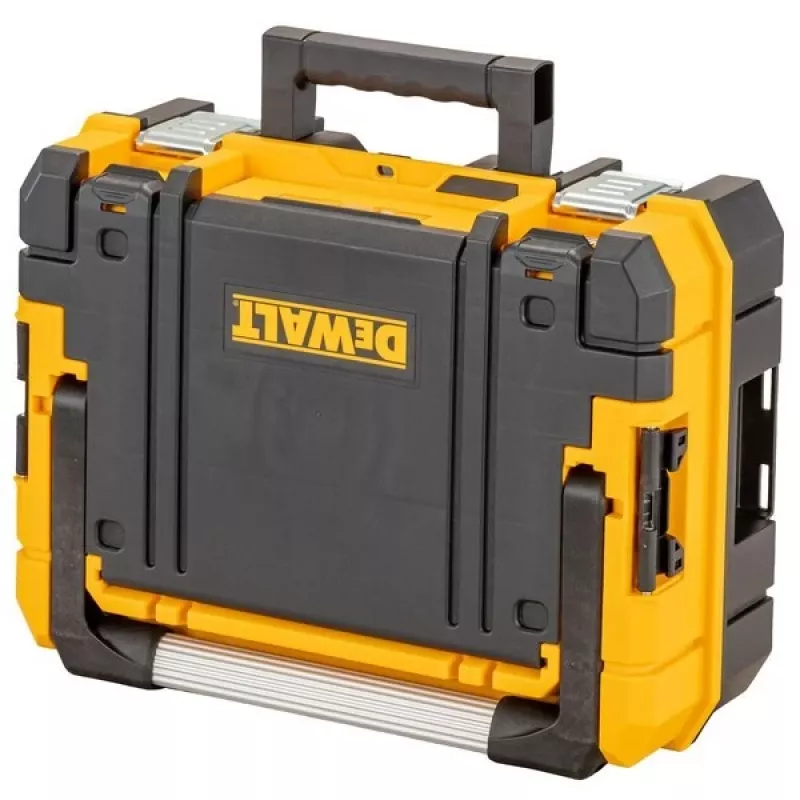 Dėklas įrankiams DeWalt DWST83344-1, vandeniui atsparus, geltonas, 440×183×332 mm, 2 rankenos, užrakinamas