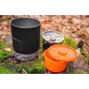 Campinginė viryklė su puodu