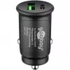 Automobilinis įkroviklis Goobay 59521 universalus juodas USB-C PD 27W greitasis įkrovimas
