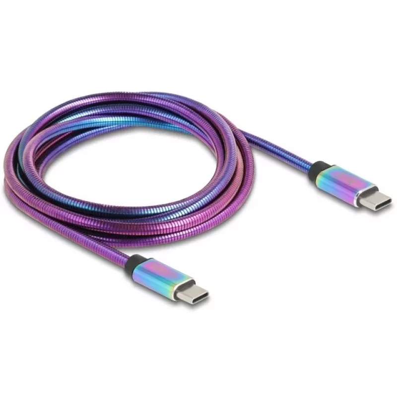 DeLOCK USB laidas USB 2.0 2m USB C įvairiaspalvis 81116