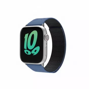 GUAN Premium Pro dirželis Apple Watch 42mm 44mm 45mm 46mm 49mm — mėlyna juoda