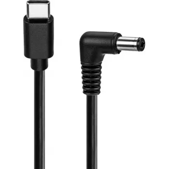 Goobay USB-C į nuolatinės srovės kabelis 5 V/3 A 1,5 m – USB 3.1 C tipo kištukas > DC kištukas 5,50 x 2 (78973)