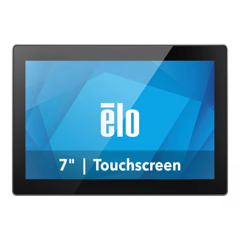 Elo 0704LS liečiamasis monitorius, 17,8 cm (7 inch), talpinė technologija, 10 taškų, USB-C, komplektas, tamsiai pilkas