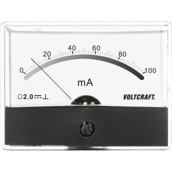 Voltcraft AM-86X65/100MA matavimo prietaisas, nuolatinės srovės 100 mA, ritminis matuoklis