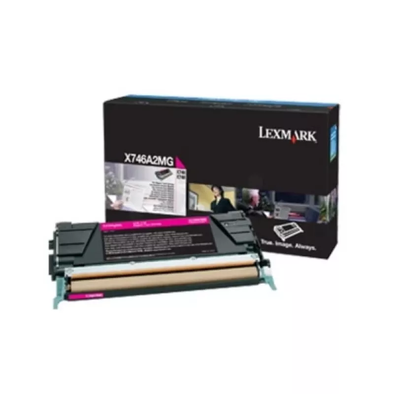 Lexmark X746A3MG - Toner raudonas - skirta X746de, X748de, X748dte