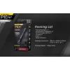 Taktinis žibintuvėlis Nitecore P10 V2 – 1000 lm, IP68, atsparus smūgiams, 95 g, 18650/CR123