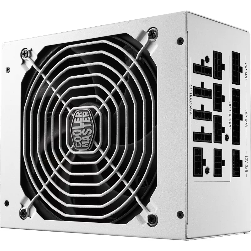 Cooler Master MWE Gold 1050 V2 ATX 3.1 maitinimo blokas, 1050 W, baltos spalvos (MPE-A501-AFCAG-3EGEU)