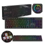 Mechaninė žaidimų klaviatūra SAVIO STYX Outemu Blue Hot-Swap RGB USB QWERTY US International juoda 104 klavišų pilno dydžio