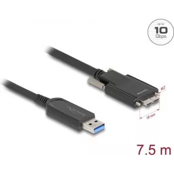 Aktyvus optinis kabelis DeLOCK 83212 USB 10 Gbps Type-A į Micro-B 7,5 m