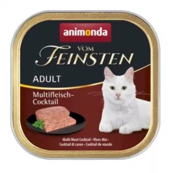 Šlapias kačių ėdalas Animonda Vom Feinsten suaugusioms katėms jautiena 100 g padėkle, be grūdų, be glitimo ir be sojos