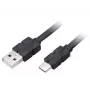Akasa PROSLIM plonas USB įkrovimo ir sinchronizavimo kabelis A–C
