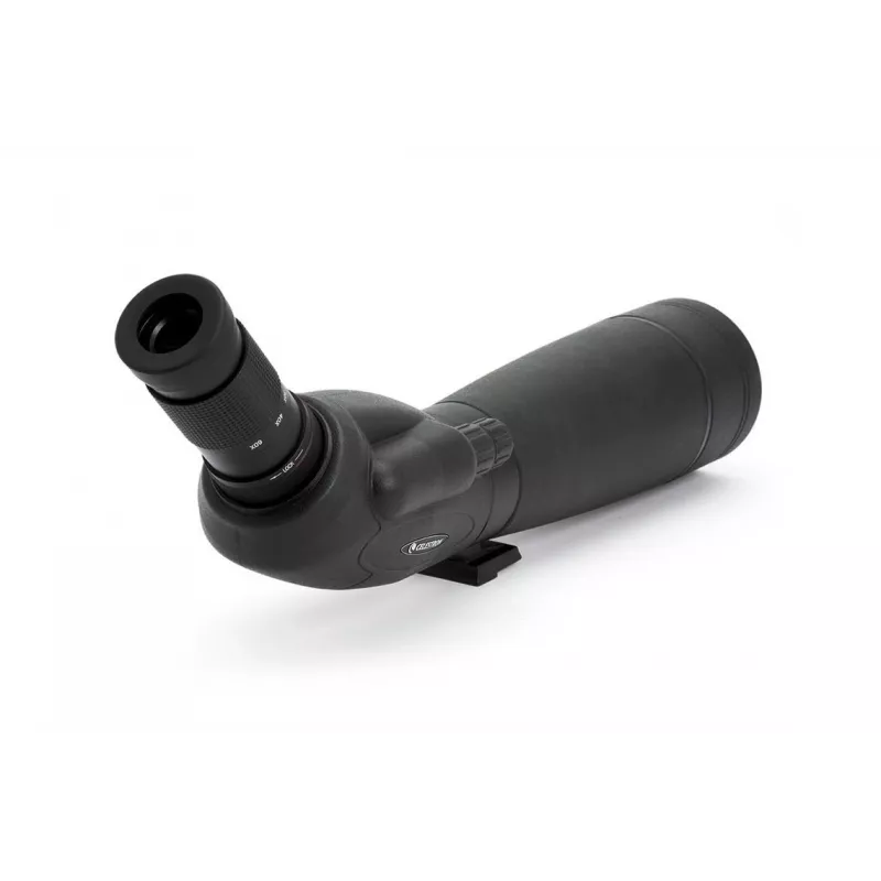 Celestron TrailSeeker 80-45 laipsnių žiūroninis teleskopas 60x BaK-4 juodas