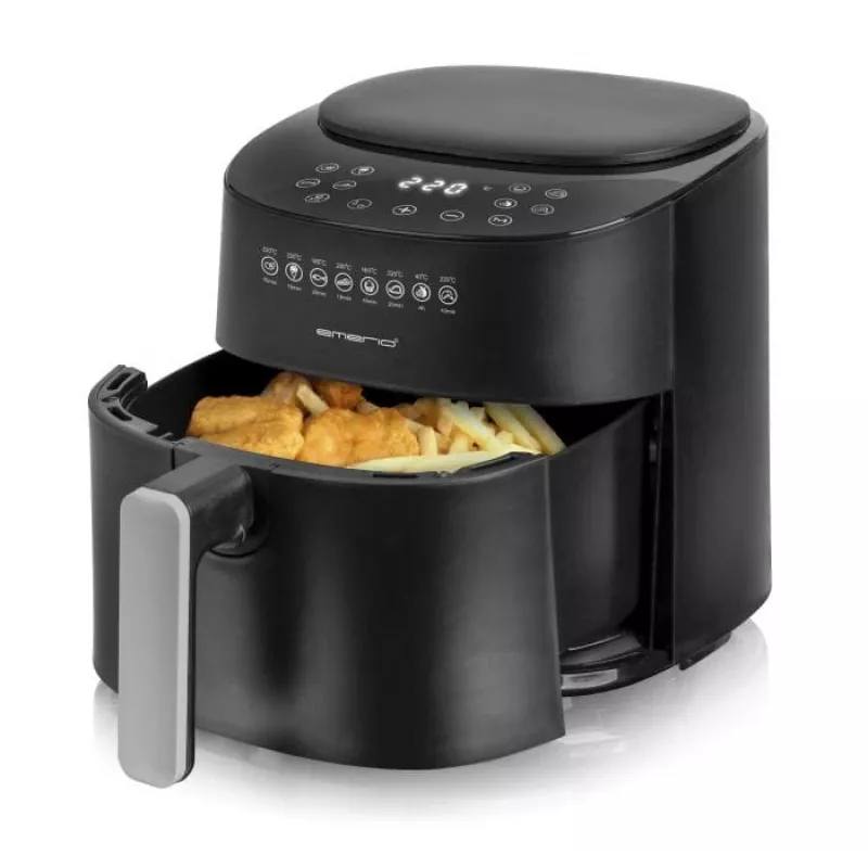 Karšto oro gruzdintuvė Emerio AF-129369 4.5 L 1300 W Juoda
