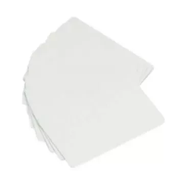 Tuščia plastikinė kortelė Zebra 104523-116, balta