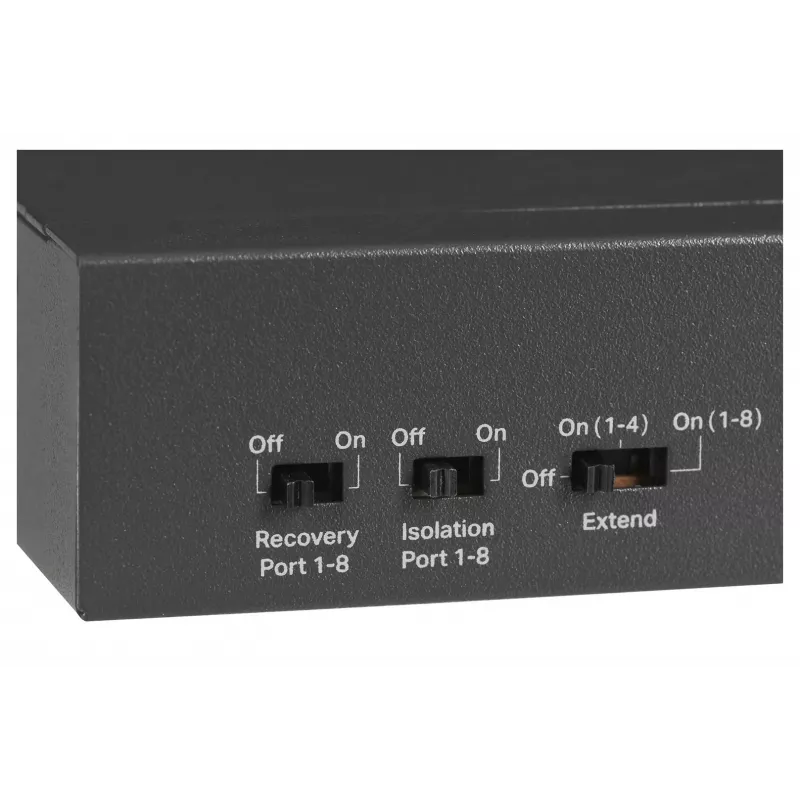 Switch Mercusys MS110P 10 prievadų 10/100Mbps POE+ 8 prievadai (1.0 versija)