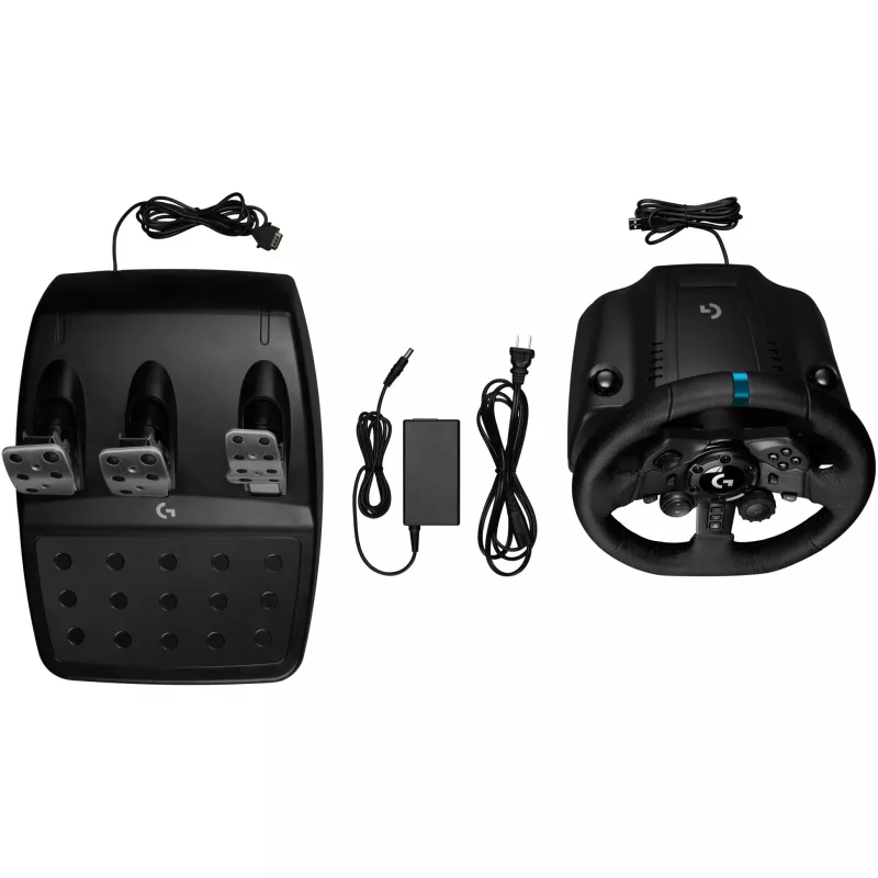 Logitech G G923 SE Vairas su pedalais ir svirtimi Juodas USB 2.0 PC, PlayStation 4, PlayStation 5 (991-000531)