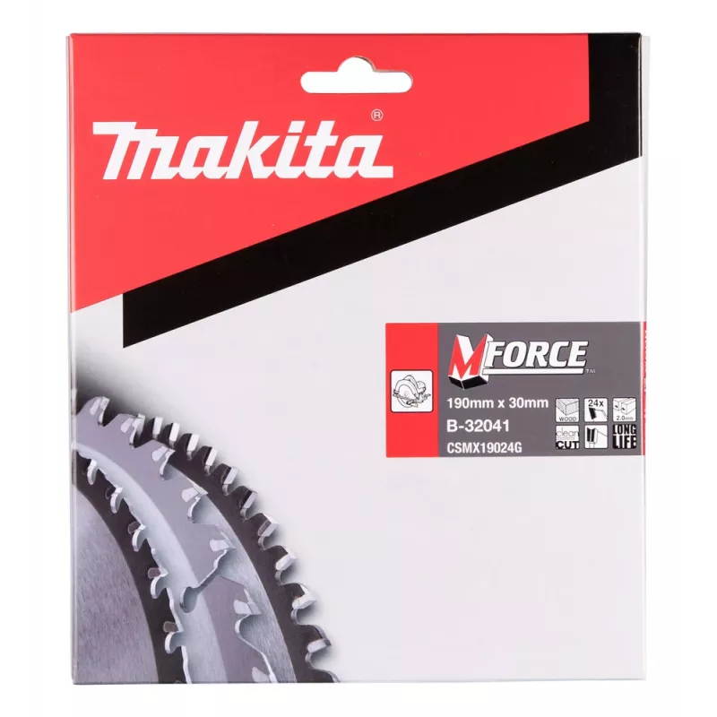 MAKITA diskinis pjūklo diskas 190x30x24Z M-FORCE medienai