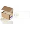 Krepšinio etiketė agipa 80 x 38 mm smėlio spalvos kartonas 160 g/m² su sustiprinta skyle, be vielos