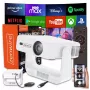 Nešiojamas projektorius zenwire IMC260 su Android 14, Wi‑Fi, 360° padėtimi, Full HD/4K įvestimi telefonui