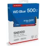 SanDisk 500GB WD BLUE SN5100 NVME SSD - Flash atmintis - mėlyna (WDBS4F5000ANC-WRSN)