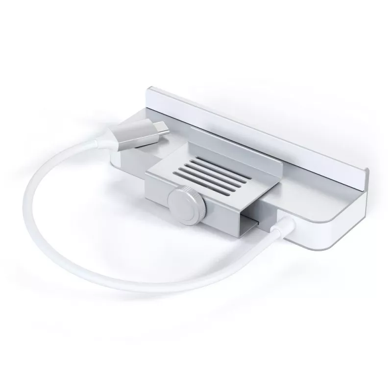 Satechi ST-UCICHS USB 3.2 Gen 1 Type-C dokas / prievadų replikatorius su USB-A, SD/MicroSD, sidabrinis