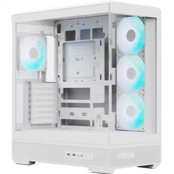 Kompiuterio korpusas AeroCool Geh Midi P500B-Digi White