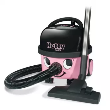 Cilindrinis dulkių siurblys NUMATIC HET160-11 — 6 L talpa, 620 W, HEPA filtracija, 2 m žarna