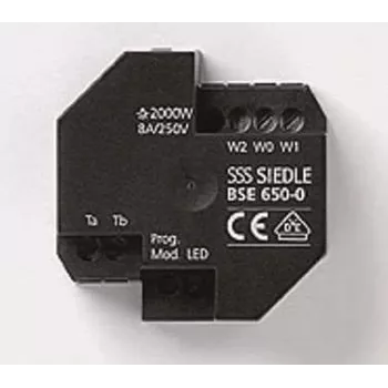 Siedle BSE 650-02 magistralės perjungimo įrenginys juodos spalvos (200031950-02)