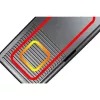 Elektrinis stalo grilis Rommelsbacher BBQ 2003 — 1900 W, 50×25 cm, briaunotas + Teppanyaki, reguliuojamas termostatas, sidabrinis/juodas