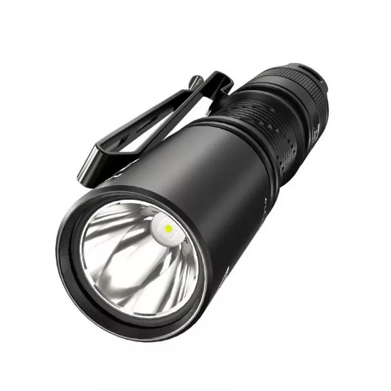 Rankinis žibintuvėlis Nitecore MT1A Pro — LED 50 lm, įkraunamas per USB, 1100 mAh, aliuminis, vandeniui atsparus, smūgiams atsparus, juodas