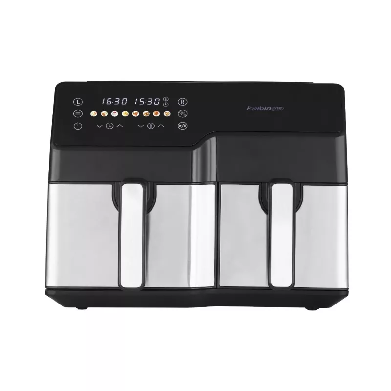 Extralink Home Air Fryer SJ-1000 10L EU (6L+4L) 2500W – oro gruzdintuvė