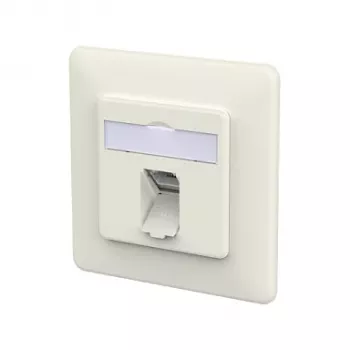 METZ CONNECT E-DAT C6A LSA++ jungties lizdas 1 prievadas, montuojamas į sieną, reinwei