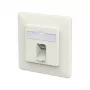 METZ CONNECT E-DAT C6A LSA++ jungties lizdas 1 prievadas, montuojamas į sieną, reinwei