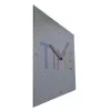 NeXtime klok 8165 Mistery - Time, 43x43 cm, sieninis, metalinis