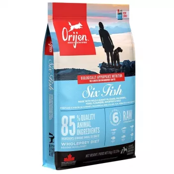 ORIJEN Six Fish - sausas šunų ėdalas - 6 kg
