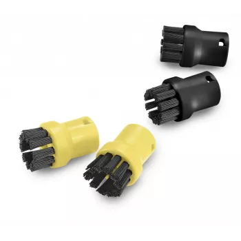 Kärcher šepetėlių rinkinys garo generatoriams 2.863-264.0, apvalūs plastikiniai šepetėliai 26×26×40 mm, 4 vnt.